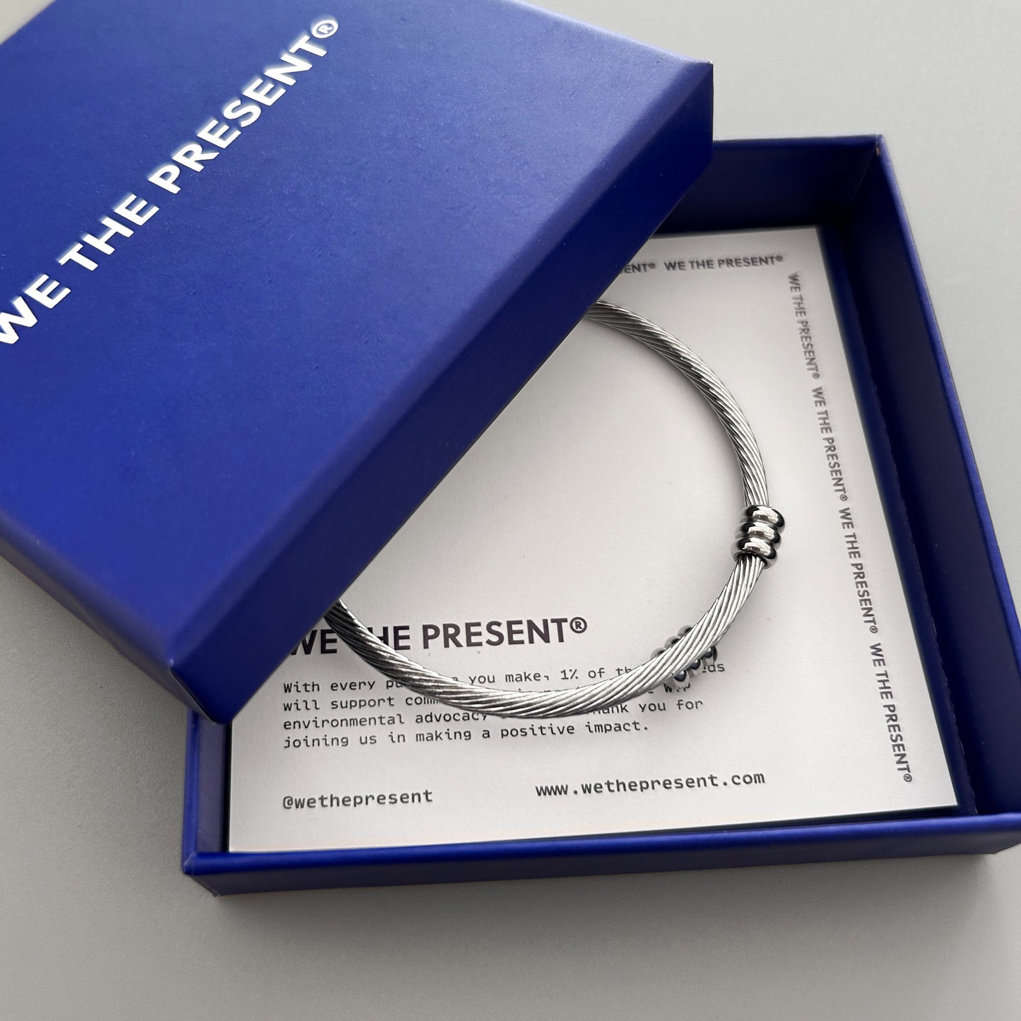 We The Present Twisted Celtic Bangle