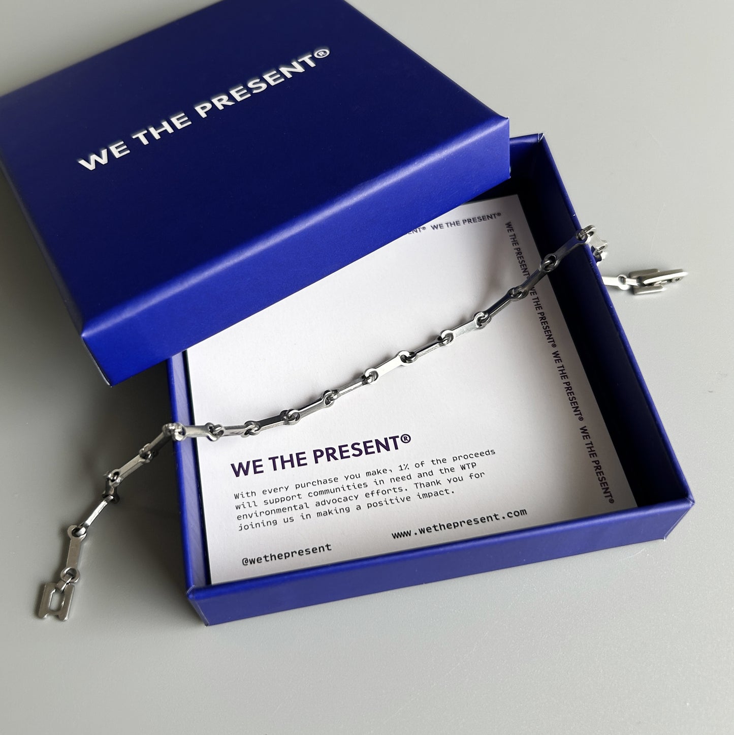 Steel Bone Link Silver Bracelet