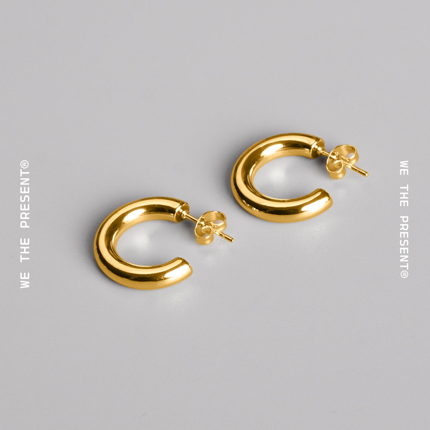 We The Present Bella 14k Gold Vermeil Hoops