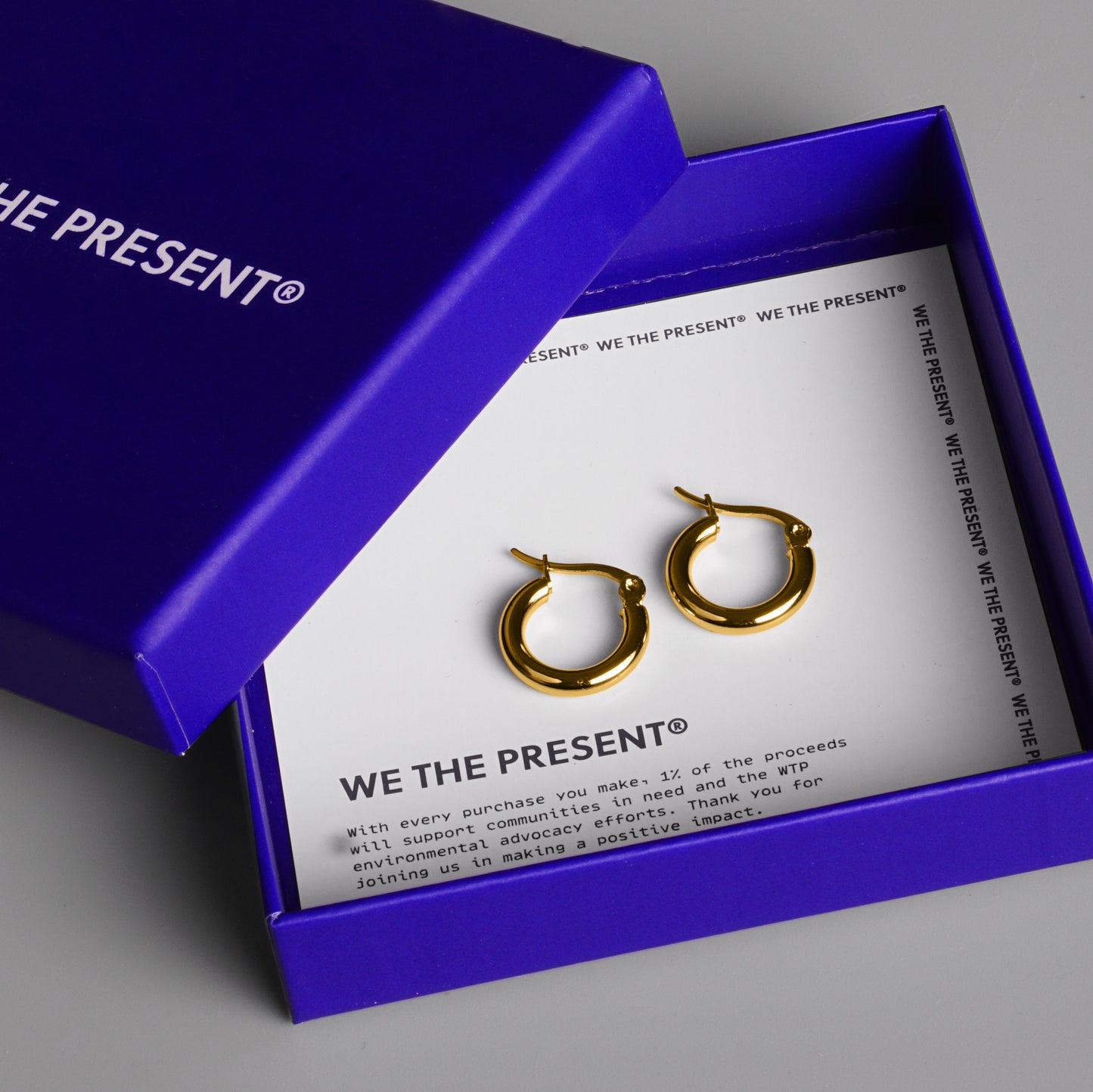 We The Present Selena 14k Gold Vermeil Hoops