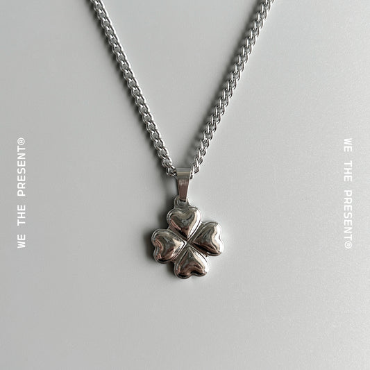 Tiny Clover Pendant Necklace