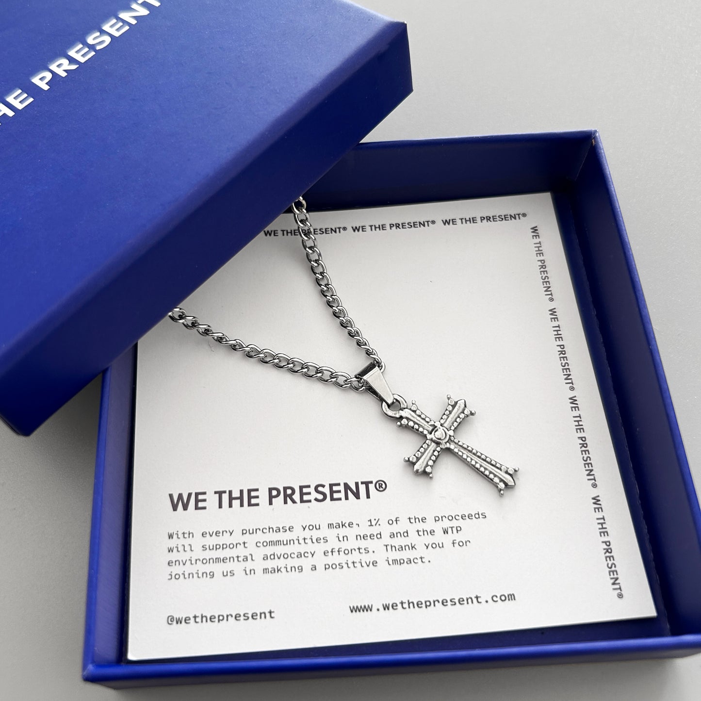 We The Present Jordan Medieval Cross Necklace