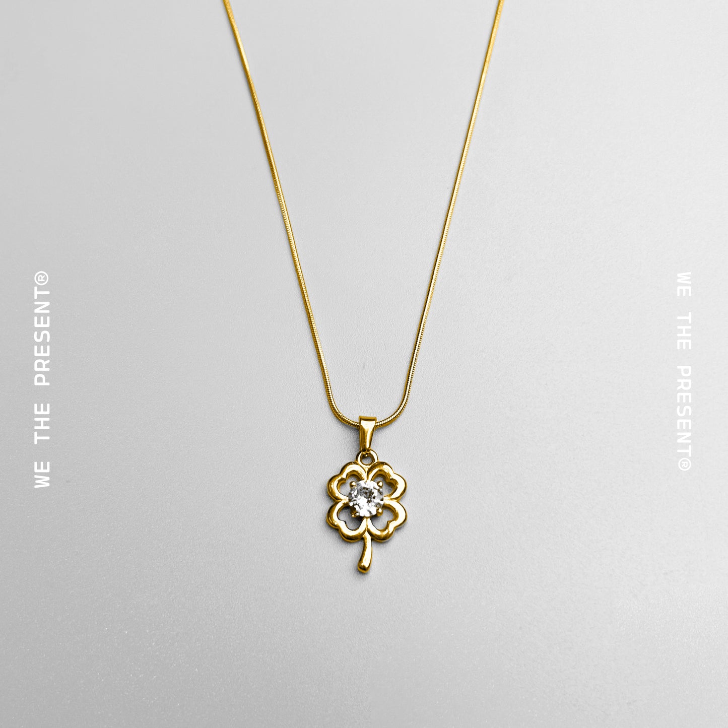 We The Present Aliyah Snake Chain 14k Coated Gold Necklace