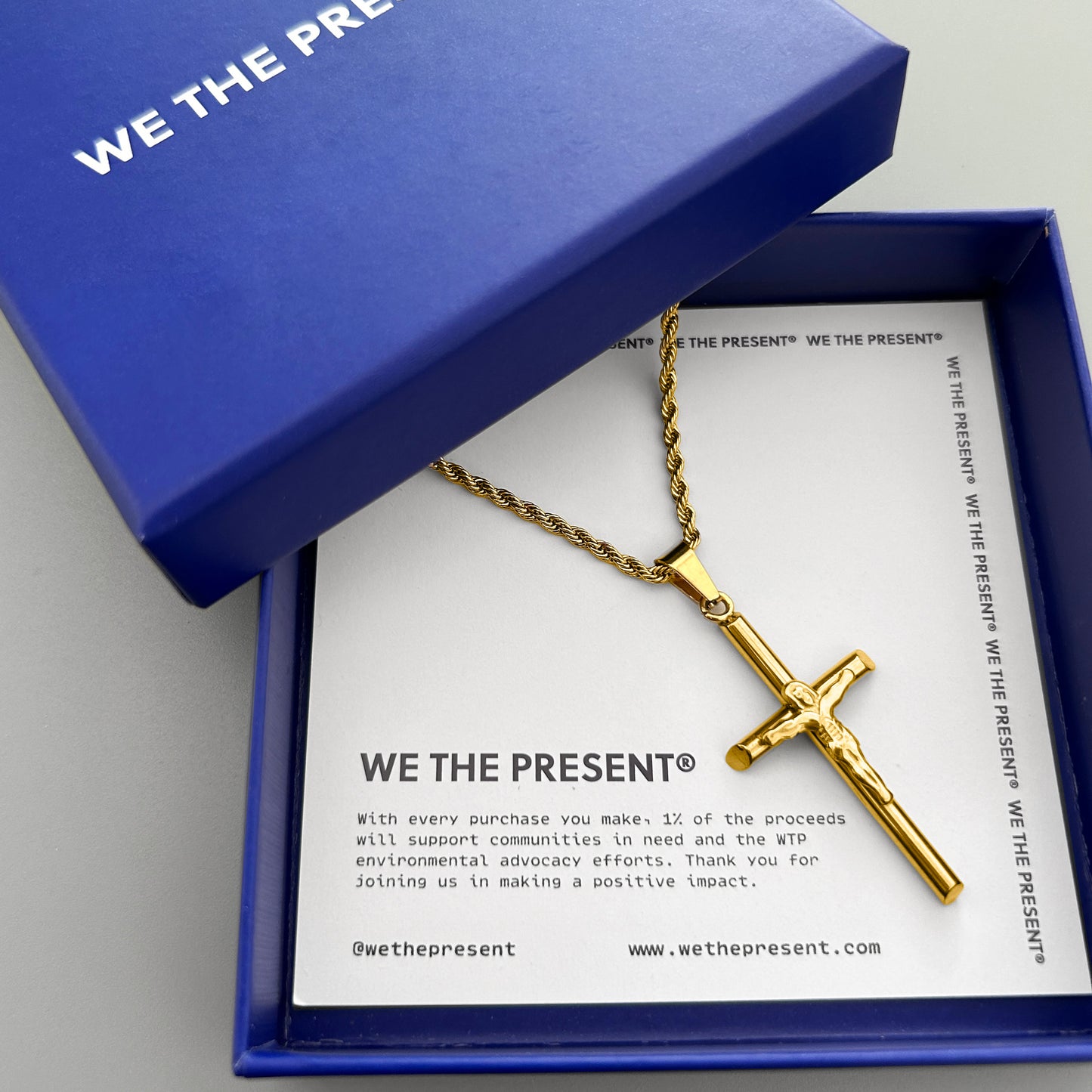 We The Present Atlas Pendant Necklace