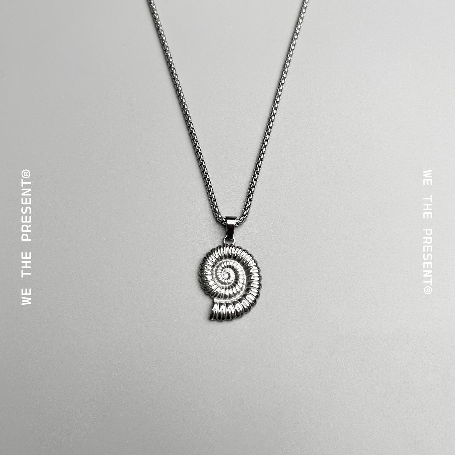 We The Present Sulivan Abalone Shell Stainless Steel Necklace Pendant