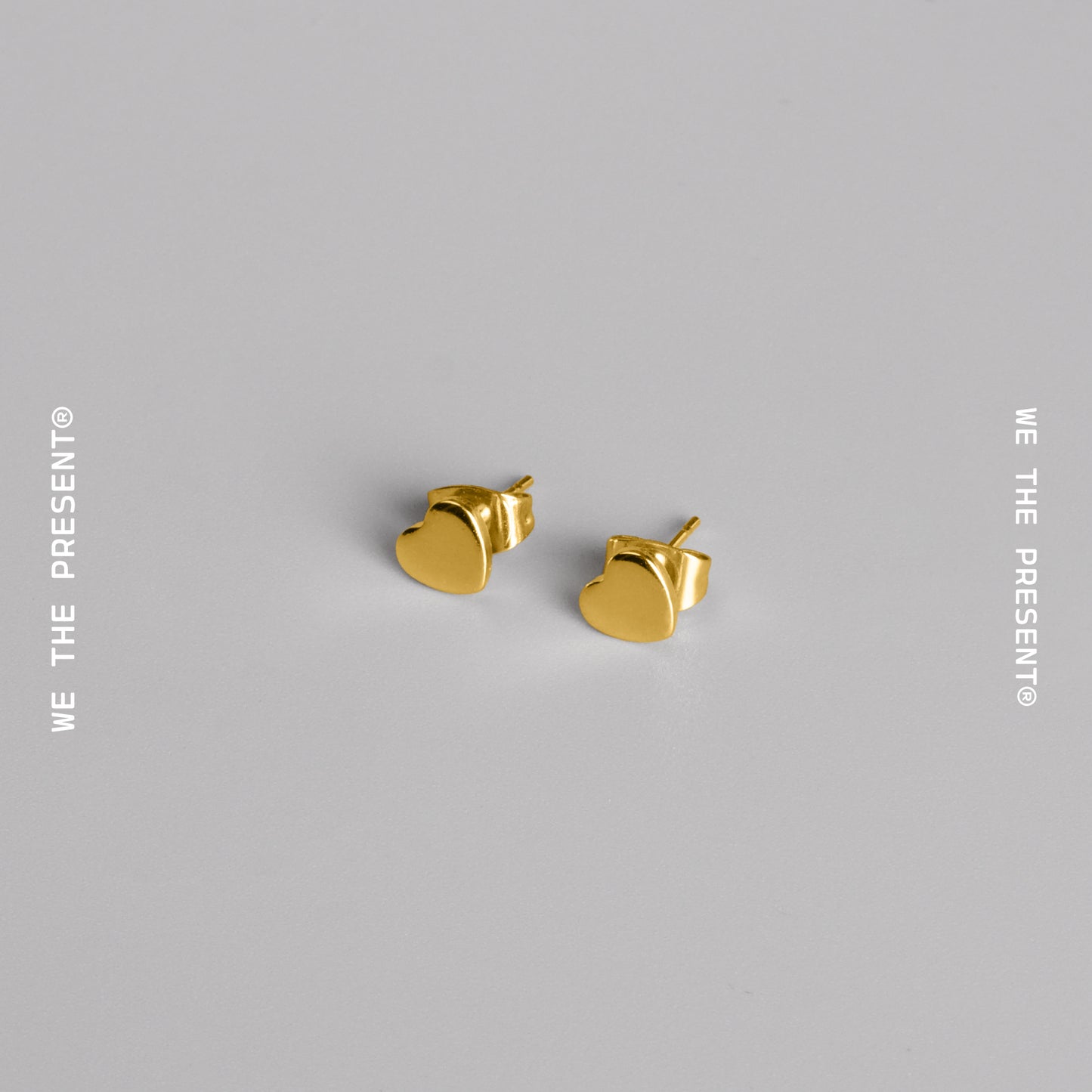 We The Present Halsey Hearts 14k Stud Earrings