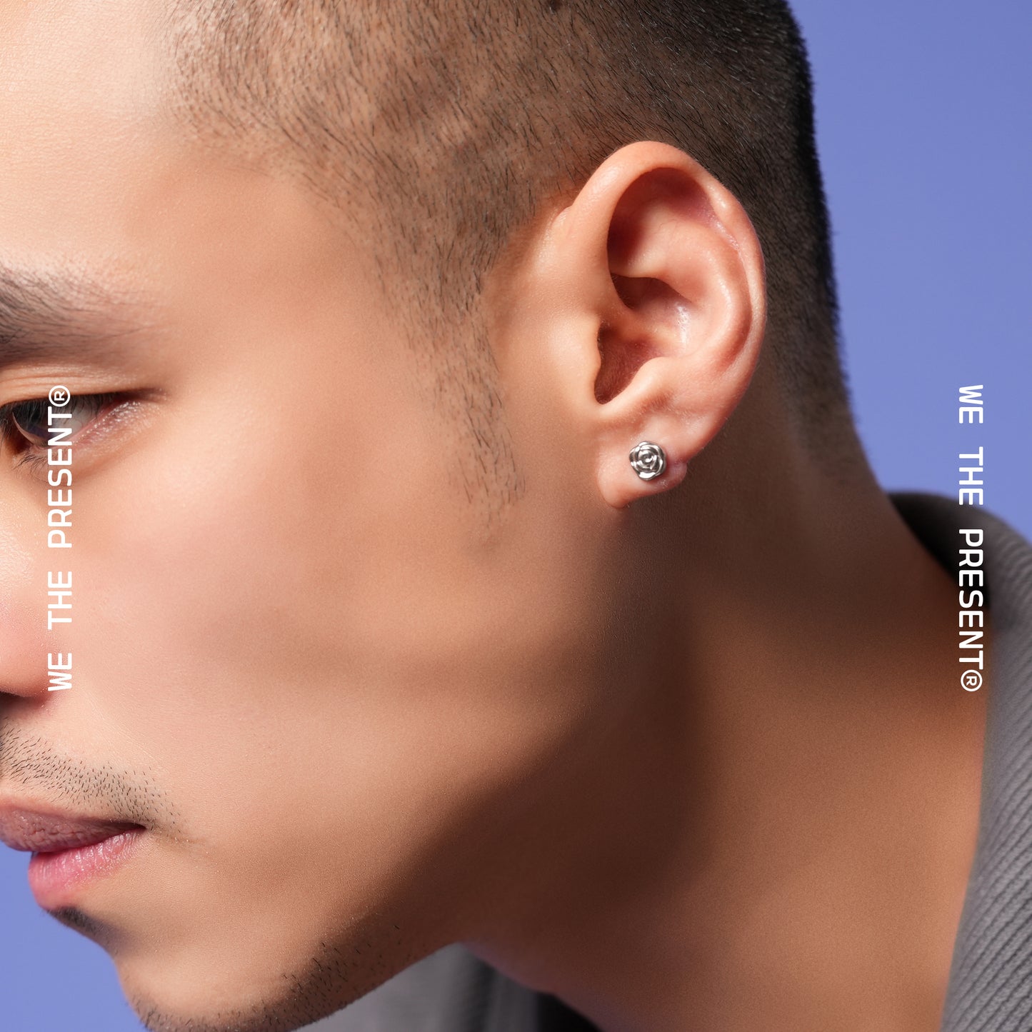 Rose Non-Tarnish Stud Earrings