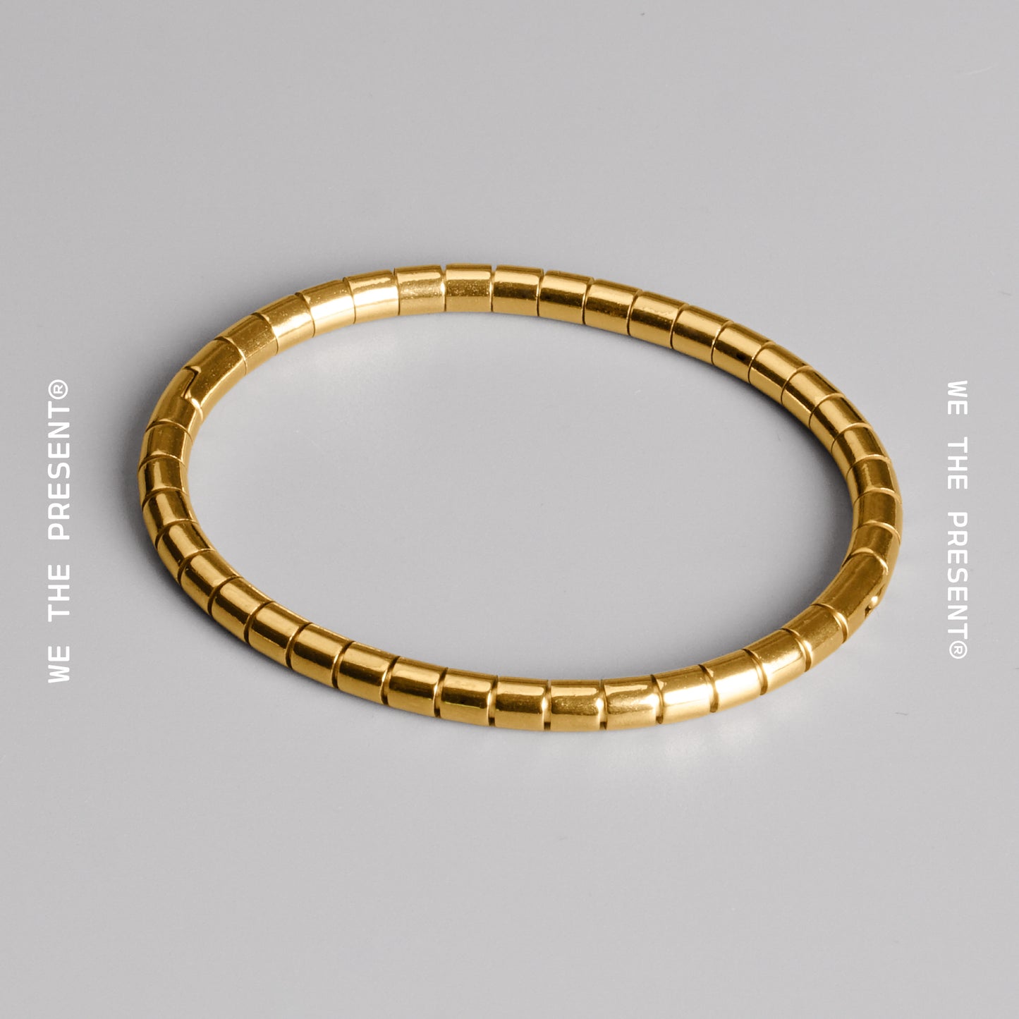 We The Present Geometric Gold Bangle