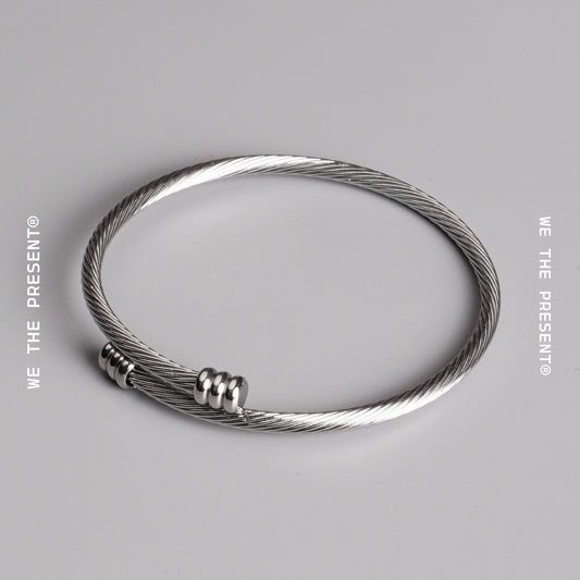 We The Present Twisted Celtic Bangle