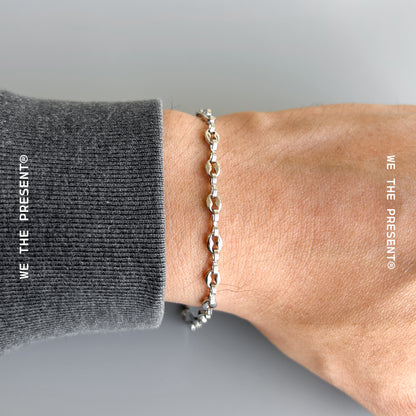 We The Present Cody Patterned Chain Bracelet