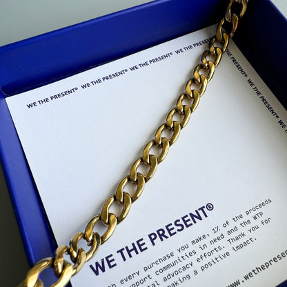 Link Chain Gold Bracelet