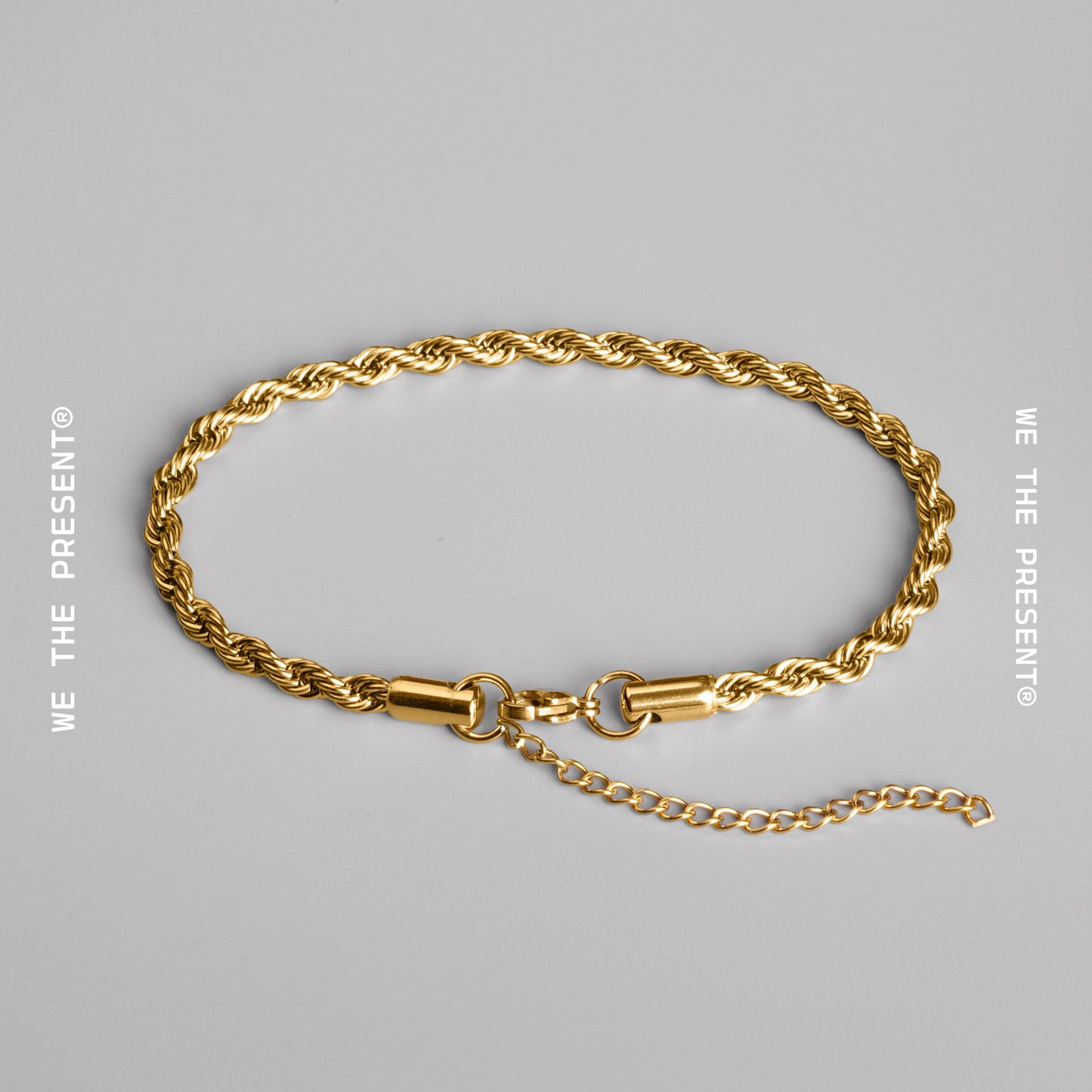 We The Present Lukas 14k Gold Vermeil Rope Chain Bracelet