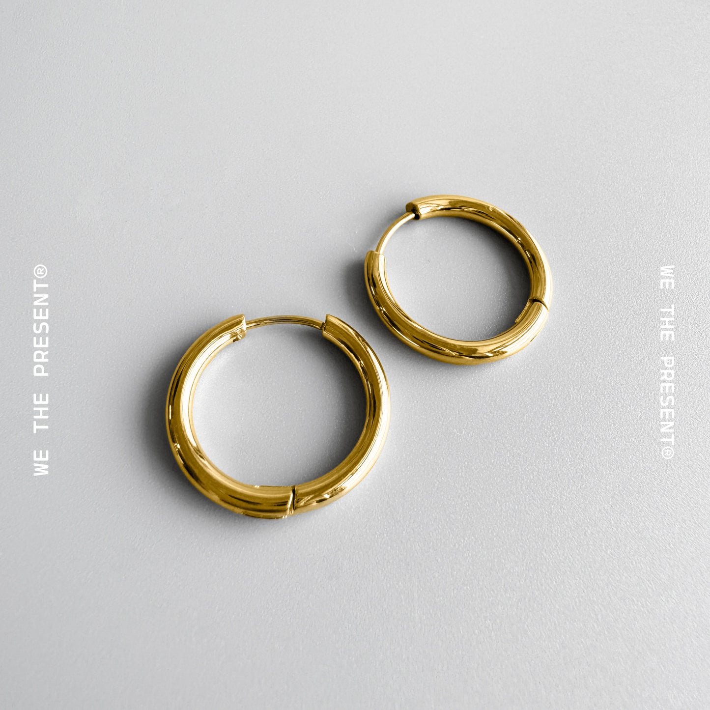 Basic 18k Gold Coated Hoop Earrings