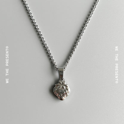 Strawberry Charm Pendant Necklace