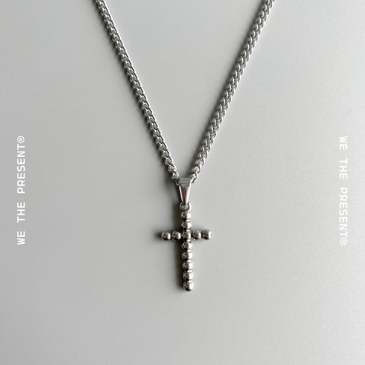 Cross Balls Pendant Necklace