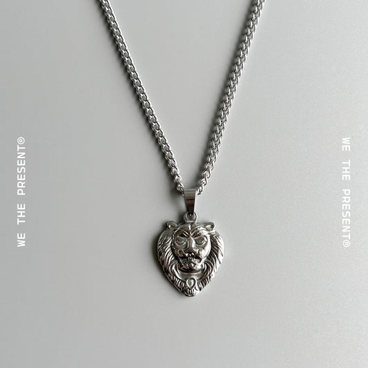 Lion Charm Pendant Necklace