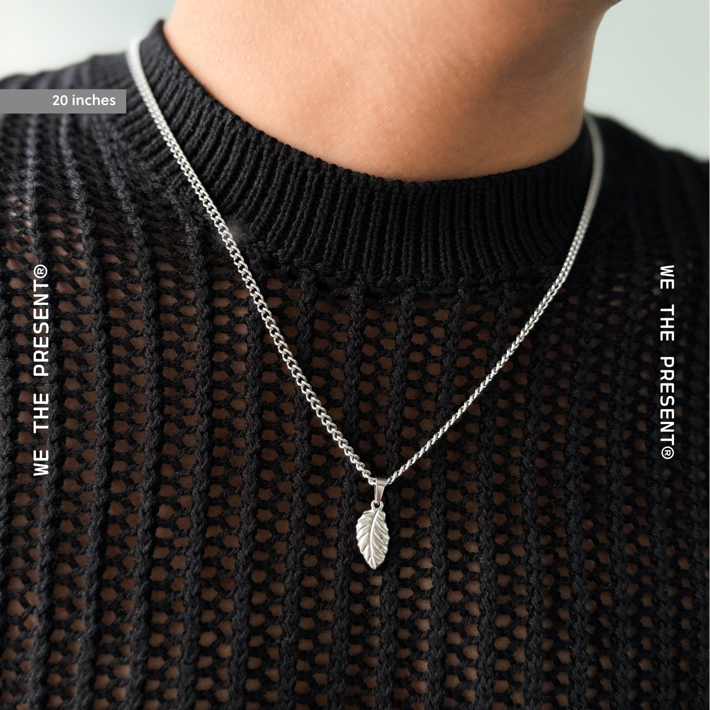 Leaf Charm Pendant Necklace