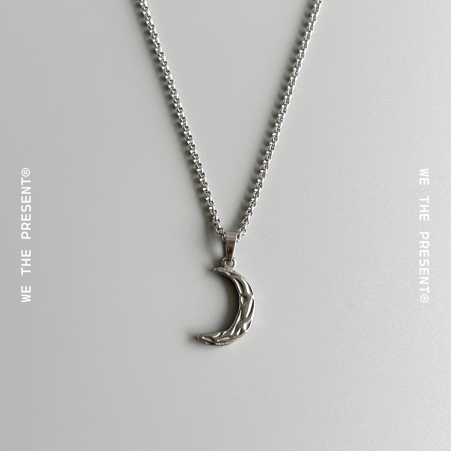 Crescent Moon Pendant Necklace