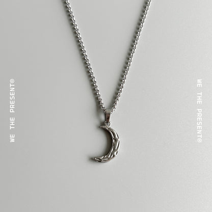 Crescent Moon Pendant Necklace