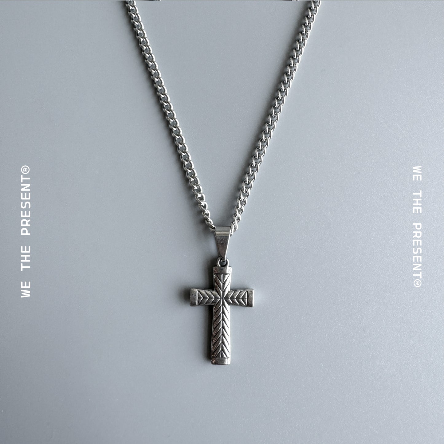 Cross Ridges Pendant Necklace