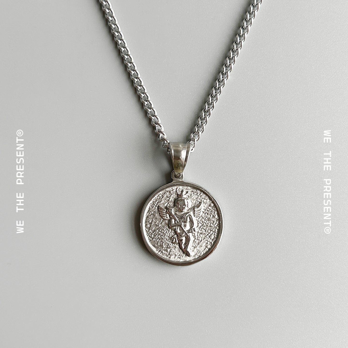 Querubim Silver Pendant Necklace