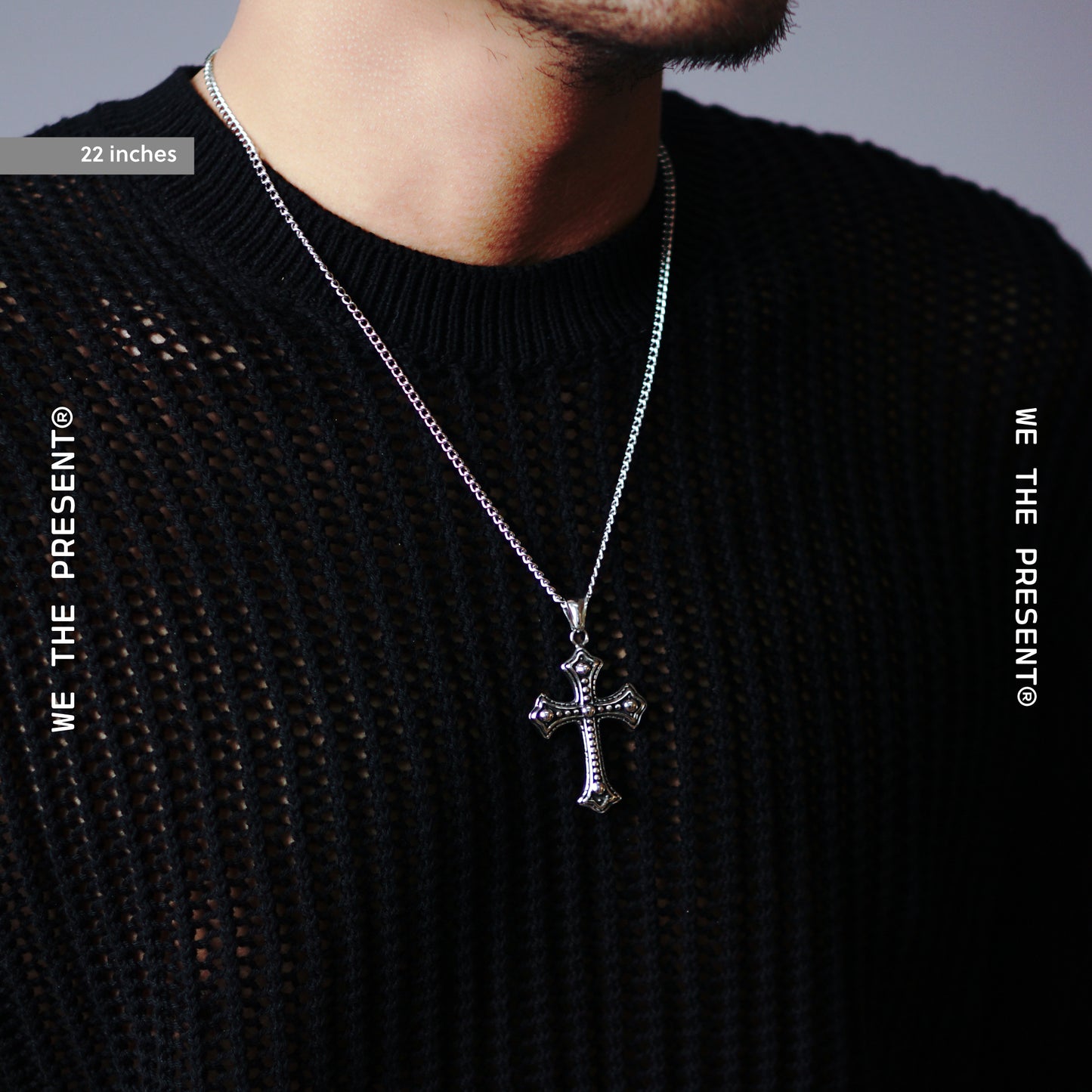 We The Present Jeremiah Vintage Cross Necklace