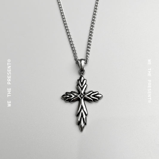 We The Present Kairo Vintage Cross Necklace