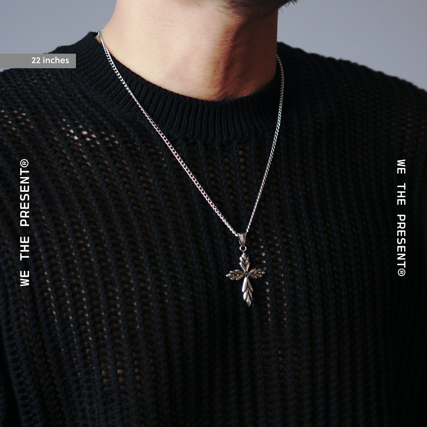 We The Present Kairo Vintage Cross Necklace