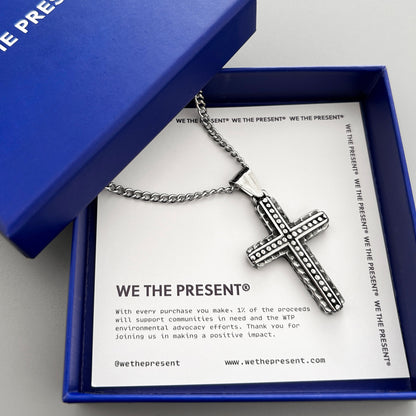 We The Present Rohan Cross Vintage Necklace