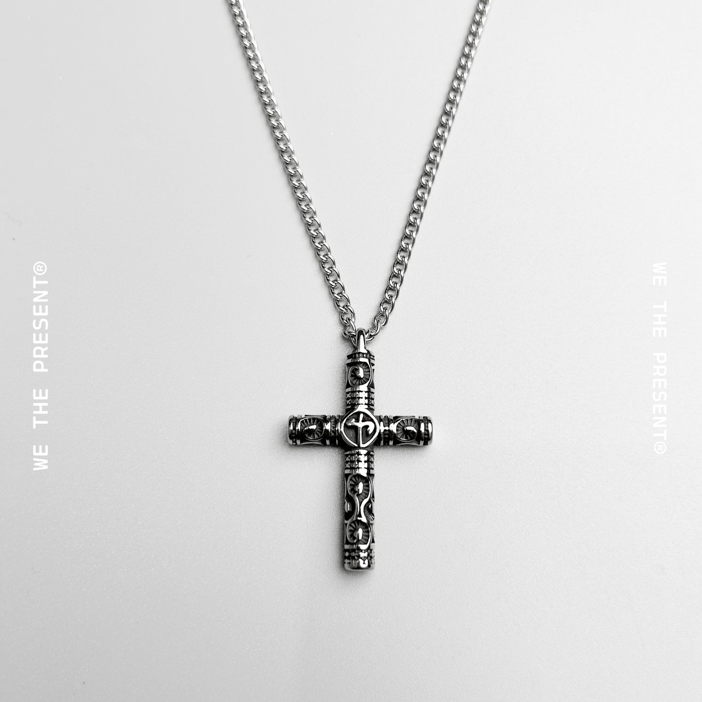 We The Present Tala Vintage Cross Stainless Necklace