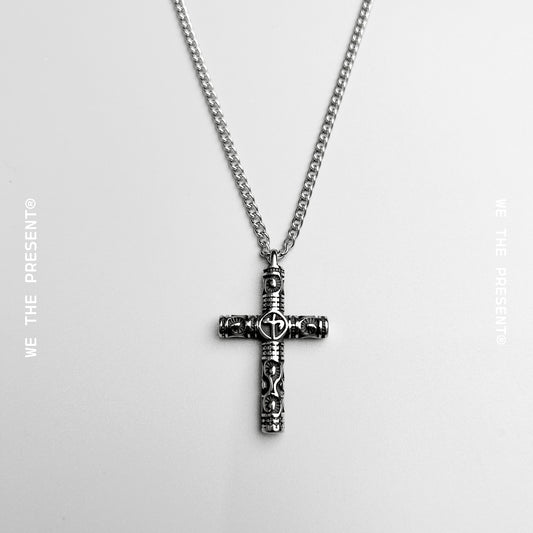 We The Present Tala Vintage Cross Stainless Necklace