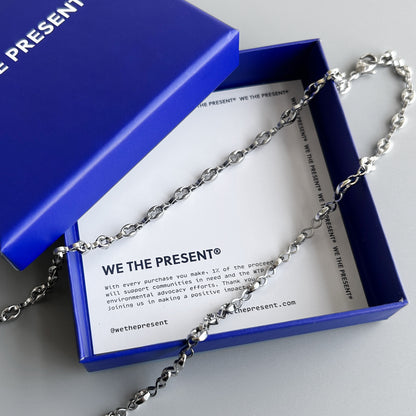 We The Present Cody Patterned Chain Necklace