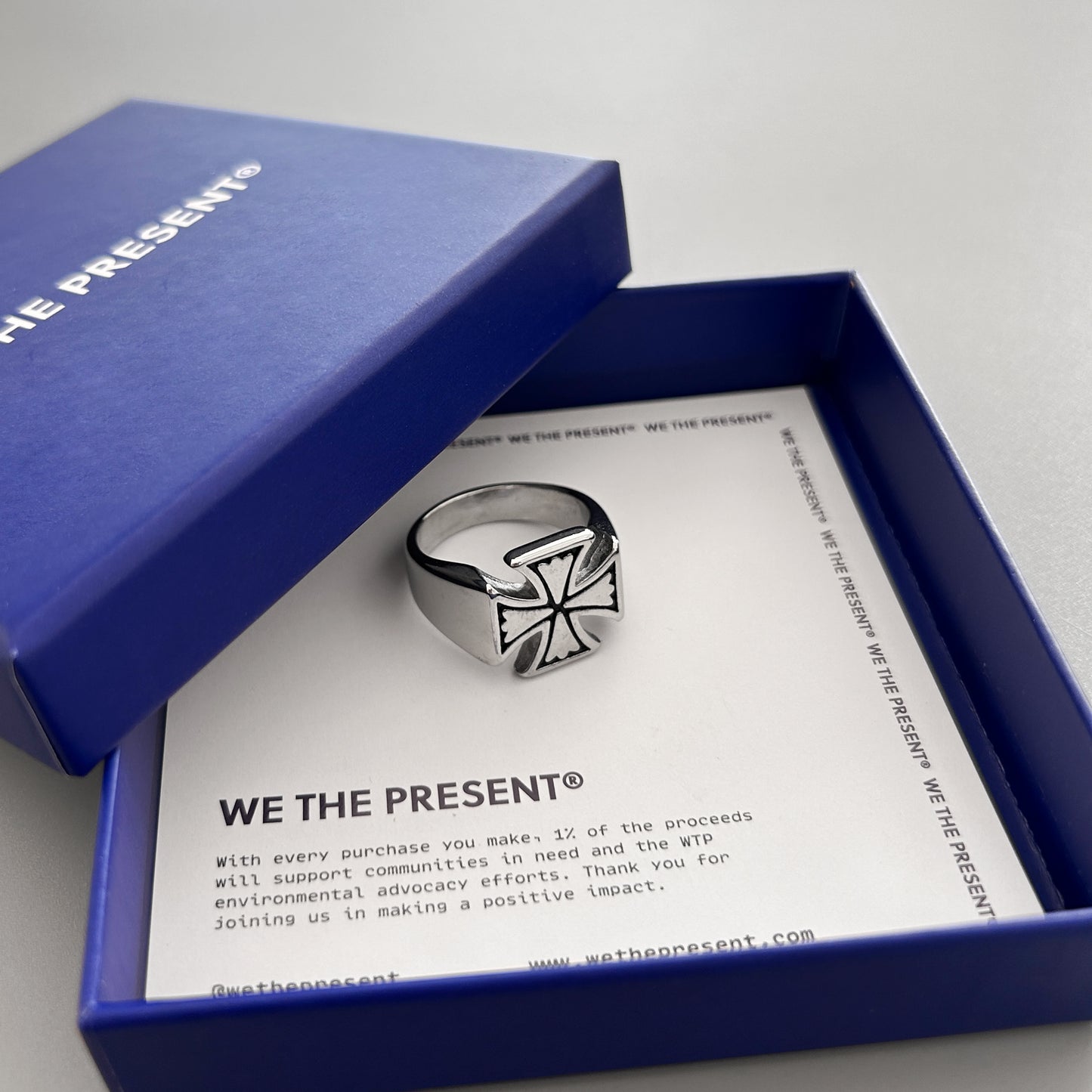 We The Present Jaxson Cross Ring