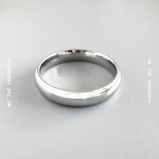 Zale Band Stainless Steel Silver Ring