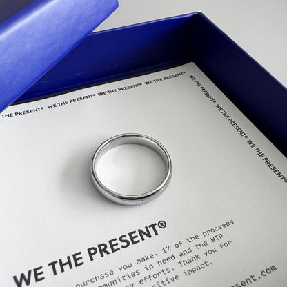 Zale Band Stainless Steel Silver Ring