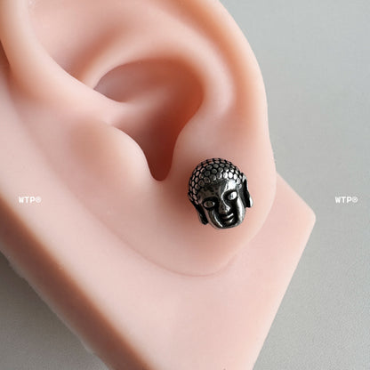 Buddha Antique Stud Earrings