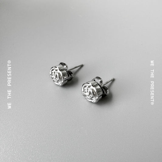 Rose Non-Tarnish 7mm Stud Earrings