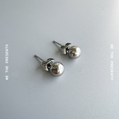 Ball Polished Stud Earrings